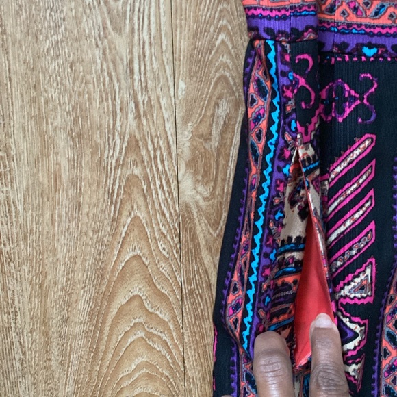 Nanette Lepore Aztec Print Zip Front Dress. Size-4 - Picture 7 of 12